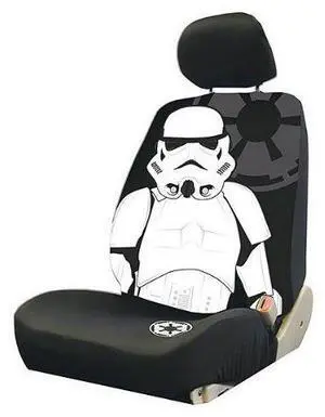 Yupbizauto Plasticolor Star Wars Stormtrooper Car Truck SUV Seat Covers 3-Piece Set with Bonus Air Freshener  Universal Fit for Most Vehicles, Durable Protection for Front Seats, Easy Installation