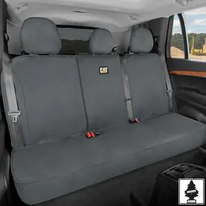 Caterpillar Universal Rear Bench Seat Cover Grey Bundle - Water-Resistant, Heavy-Duty Car, Truck, SUV Protector - Durable, Easy Install, Perfect for Pets, Work, Travel - Fits Most Vehicles Caterpillar Universal Rear Bench Seat Cover Grey Bundle - Water-Resistant, Heavy-Duty Car, Truck, SUV Protector - Durable, Easy Install, Perfect for Pets, Work, Travel - Fits Most Vehicles