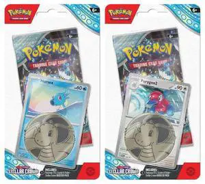 Pokemon English SV07 Stellar Crown Single Pack Blister Porygon2 and Horsea Set of 2