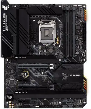 ASUS TUF GAMING Z590-PLUS LGA1200 Z590 DDR4 ATX, International Version - R.O.Korea - No Mfgr. Warranty