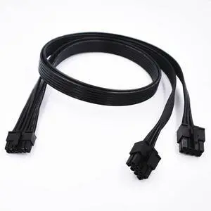 Vszerda for NVIDIA GeForce RTX 30 Series GPU E VGA Seasonic Modular PSUs Power Adapter Cable Dual PCIe 8 Pin Male to Mini 12 Pin PCIE Power Modular Cable 12-inch(30cm)