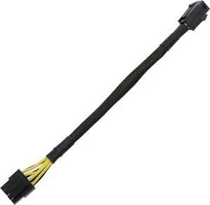 Vszerda ATX 4 Pin to Motherboard CPU 8 Pin (4+4 Detachable) Converter Adapter Extension Sleeved Cable for Power Supply with ATX 4 Pin Port 9.5-inch Vszerda ATX 4 Pin to Motherboard CPU 8 Pin (4+4 Detachable) Converter Adapter Extension Sleeved Cable for Power Supply with ATX 4 Pin Port 9.5-inch