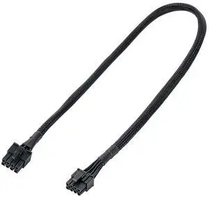 Vszerda PCIE Power Cable for C.orsair & Thermaltake: 65CM, 8-Pin to 6+2 Pin, Male-to-Male GPU Cable for ARESGAME Modular Power Supply, 18AWG, Black (25.5")