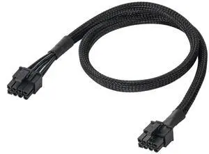 Vszerda PCIE Cable for Seasonic, PSU 8 pin Male to Dual PCIe 8pin (6+2) Male Power Supply for Seasonic Modular Power Supply (65cm)