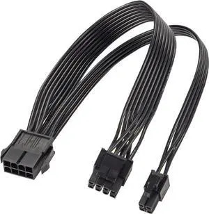 Vszerda EPS12V CPU 8 Pin Female to CPU ATX 8Pin(4+4) and ATX 4 Pin Male Power Supply Cable EPS 12V for Motherboard 10.8 inch Vszerda EPS12V CPU 8 Pin Female to CPU ATX 8Pin(4+4) and ATX 4 Pin Male Power Supply Cable EPS 12V for Motherboard 10.8 inch