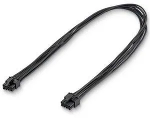 Vszerda PCIE Power Cable for C.orsair & Thermaltake: 65CM, 8-Pin to 6+2 Pin, Male-to-Male GPU Cable for ARESGAME Modular Power Supply, 18AWG, Black (25.5")