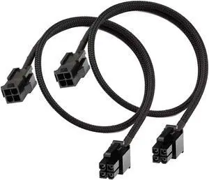 Vszerda ATX CPU 4 Pin Female to Male Motherboard Extension Cable 12V for Power Supply 24 Inches (2 Pack) Vszerda ATX CPU 4 Pin Female to Male Motherboard Extension Cable 12V for Power Supply 24 Inches (2 Pack)