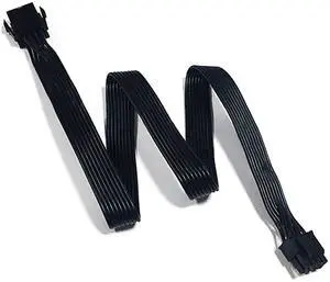 Vszerda ATX CPU 8 Pin Power Extension Cable CPU 8 Pin Female to 8(4+4) Pin Male EPS-12V Extension Cable for Motherboard 32 Inches