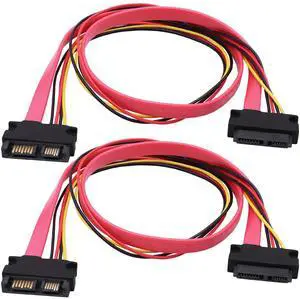 Vszerda Slimline SATA 13Pin (7+6) Pin Male to Female Extension Cable,13Pin Slimline SATA Laptop Optical Drive Adapter Data Power Cable for Laptop HDD SSD -50cm -2pcs Vszerda Slimline SATA 13Pin (7+6) Pin Male to Female Extension Cable,13Pin Slimline SATA Laptop Optical Drive Adapter Data Power Cable for Laptop HDD SSD -50cm -2pcs