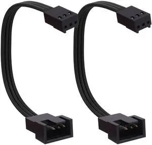 Vszerda 4Pin PWN to 3Pin Standard Fan Adapter Cable 3 Pin to 4 Pin Motherboard PC CPU Fan Temperature Control Cooling Extension Cable Adapter Molex Connector for Desktop Computer-11.5cm-2pcs Vszerda 4Pin PWN to 3Pin Standard Fan Adapter Cable 3 Pin to 4 Pin Motherboard PC CPU Fan Temperature Control Cooling Extension Cable Adapter Molex Connector for Desktop Computer-11.5cm-2pcs