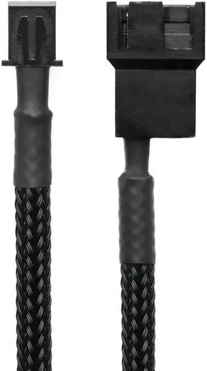 Vszerda Mini 2-Pin Fan Adapter Cables (2-Pack) - 4-inch (10cm), Black Sleeved - Connect 3-Pin & 4-Pin PC Fans to Mini 2-Pin JST XH 2.5mm Headers Vszerda Mini 2-Pin Fan Adapter Cables (2-Pack) - 4-inch (10cm), Black Sleeved - Connect 3-Pin & 4-Pin PC Fans to Mini 2-Pin JST XH 2.5mm Headers