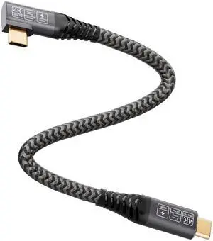 Vszerda Short USB C to USB C Cable 1.65Ft, USB C 3.2 Gen 2 Cable 20Gbps Data Transferring Cord 4K 100W PD Charging Compatible with Thunderbolt 3/4 Samsung T7/T5/X5 SSD, MacBook Pro/Air, Monitor Vszerda Short USB C to USB C Cable 1.65Ft, USB C 3.2 Gen 2 Cable 20Gbps Data Transferring Cord 4K 100W PD Charging Compatible with Thunderbolt 3/4 Samsung T7/T5/X5 SSD, MacBook Pro/Air, Monitor