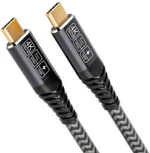 Vszerda USB C Cable 10ft, Long C 3.2 Gen 2x2 Monitor Cable 4K, 20Gbps Data Transfer 100W Fast Charging, Compatible With Oculus Quest, MacBook Pro, HP, Portable Monitor Vszerda USB C Cable 10ft, Long C 3.2 Gen 2x2 Monitor Cable 4K, 20Gbps Data Transfer 100W Fast Charging, Compatible With Oculus Quest, MacBook Pro, HP, Portable Monitor