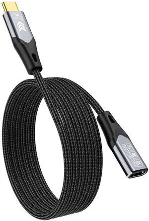 Vszerda USB-c Extension Cable 3.3FT/1M Compatible with Thunderbolt 4 Extension Cable high Speed 40Gbps Data Transfer, USB c Male to Female, 8K Display/Video 240W, for Docking Station