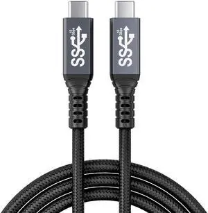 Vszerda usbc to USB c 3.1,USB-c 10gbps Data Transfer Video 4K Monitor Cable 100W High Speed Data Transfer Fast Charging Cord Compatible with Monitor 3.3FT(1m)