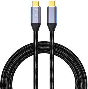 Vszerda usb c to usb c data transfer cable 6.6ft,type c to type c monitor cable,usb c 3.1 gen 2 cable support 4k 10Gbps 100W PD Fast Charging Cable, high speed usb c, Compatible with Laptop,ablet,SSD