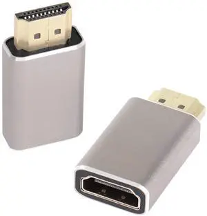 Vszerda 8K HDMI Male to Female Extension Adapter Coupler HDMI 2.1 Ultra HD Extender Converter, Support 8K@60Hz/4K@120Hz HDR, for HDTV Projector Laptop PC,2 pcs