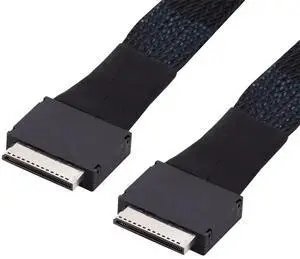 Vszerda OCuLink PCIe PCI-Express SFF-8611 8X 8-Lane to OCuLink SFF-8611 8X SSD Data Active Cable 50cm