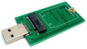 Vszerda M.2(NGFF) B-M Key SATA3 SSD to USB 3.0 Adapter Card Chipset JMS567