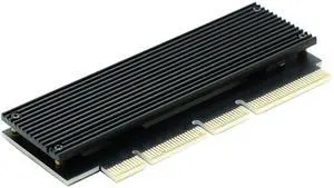 Vszerda NVME PCIe,M.2(NGFF) M Key SSD to PCI-e X4 X16 Adapter Card with Heatsink,Compatible for Samsung 960 970 EVO Vszerda NVME PCIe,M.2(NGFF) M Key SSD to PCI-e X4 X16 Adapter Card with Heatsink,Compatible for Samsung 960 970 EVO