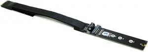 Vszerda M.2 NVME PCIe 4.0 Extension Cable,NGFF M-Key PCIe SSD Extender Card with Anti-electromagnetic Cable 25CMS