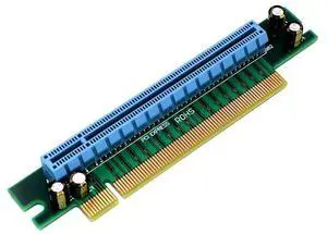 PCIe 16x Riser Card,PCI-e Express 3.0 16X Male to Female Extension Card for GPU Graphics Card(90Degree 1.8CM Height) PCIe 16x Riser Card,PCI-e Express 3.0 16X Male to Female Extension Card for GPU Graphics Card(90Degree 1.8CM Height)