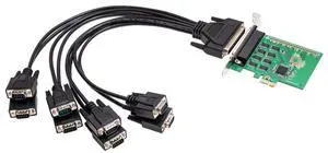 Vszerda 8 Port RS-232 DB9 Serial PCI-e 2.0 x1 Card XR17V358 Chipset 16C550 UART SI-PEX15041