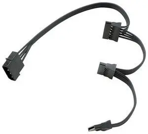 Vszerda Molex 4 Pin to SATA Female Power Supply Cable (1 to 3)