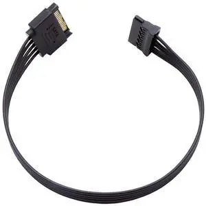 Vszerda 15 Pin SATA Power Extension Cable SATA Male to Female Extender Cable Adapter for HDD Hard Drive 12.6inch 32cm