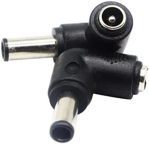 Vszerda DC6.0x4.3mm Male 90 Degree Angle to DC5.5x2.1mm Female Adapter 5 Volt DC Barrel Power Jack Charging Cable Connector for Tablet (DC6.0x4.3mm)(2pack) Vszerda DC6.0x4.3mm Male 90 Degree Angle to DC5.5x2.1mm Female Adapter 5 Volt DC Barrel Power Jack Charging Cable Connector for Tablet (DC6.0x4.3mm)(2pack)