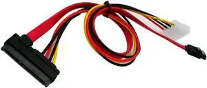 Vszerda 15-Inch SATA Serial ATA Data and Power Combo Cable(SATA22Pin to Data+Power) Vszerda 15-Inch SATA Serial ATA Data and Power Combo Cable(SATA22Pin to Data+Power)