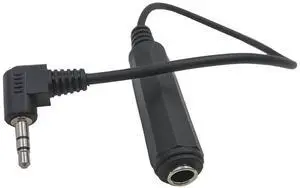 Vszerda 90 Degree 1/8 to 1/4 Headphone Aux Cable TRS 6.35mm 1/4" Female to Right Angle 3.5mm 1/8" Male Stereo Audio Connectors Cable for Guitar,Keyboard Piano,Laptop,Speaker and Amplifiers(25cm)