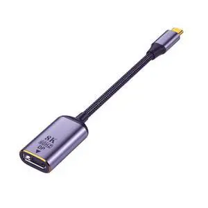 Vszerda USB4 USB-C Type-C Source to Displayport DP Female Cable Display 8K 60HZ UHD 4K Monitor Displays