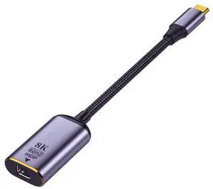 Vszerda USB4 USB-C Type-C Source to Mini Displayport Mini-DP Female Cable Display 8K 60HZ UHD 4K Monitor Displays