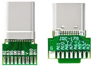 Vszerda 2pcs/lot USB-C OEM DIY USB 3.1 Type-C Male & Female Plug Socket Solder Type Connector with PCB Vszerda 2pcs/lot USB-C OEM DIY USB 3.1 Type-C Male & Female Plug Socket Solder Type Connector with PCB
