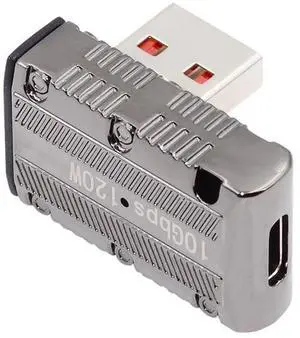 Vszerda USB 3.1 Type C Female to USB 3.0 A Male Adapter 10Gbps Mecha Cyberpunk Styles USB-C 120W Power Data Converter 90 Degree Low Profile Type Right Angled Alloy Shell for Phone Laptop Vszerda USB 3.1 Type C Female to USB 3.0 A Male Adapter 10Gbps Mecha Cyberpunk Styles USB-C 120W Power Data Converter 90 Degree Low Profile Type Right Angled Alloy Shell for Phone Laptop