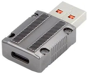 Vszerda USB-C Type C USB 3.1 Female to USB 3.0 A Male 10Gbps Data 120W Power Alloy Shell Adapter for Laptop Tablet Mobile Phone