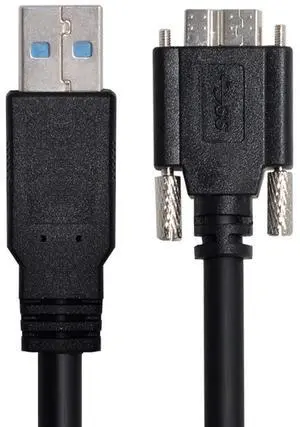 Vszerda 8m USB 3.0 A Type Repeater Cable Male to Micro USB 3.0 B Male with Mount Panel Screws for Camera Vszerda 8m USB 3.0 A Type Repeater Cable Male to Micro USB 3.0 B Male with Mount Panel Screws for Camera