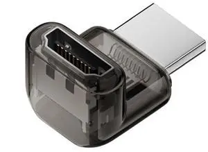 Vszerda 90 Degree Up Angled HDMI Male to HDMI 2.1 Female Adapter UHD 8K 60hz HDTV Extender Transparent with Smart LED Light for Monitor TV Projector