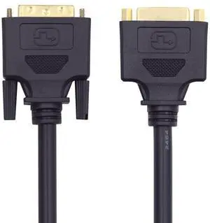 Vszerda DVI 24+1 Male to Female Extension Cable 1.64FT/50cm, DVI-D Dual Link Digital Video for Monitor Graphics Card