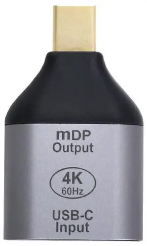 Vszerda USB-C Type C Female Source to Mini Displayport DP Sink HDTV Adapter 4K 60hz 1080p for Tablet Phone Laptop