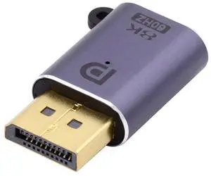 Vszerda 8K DisplayPort 1.4 Male to Mini DP Female 60hz Adapter UHD 4K 144hz 7680 * 4320 Ultra-HD for Laptop PC Monitor Video