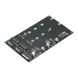 Vszerda Dual Oculink SFF-8612 SFF-8611 to NVME M.2 NGFF M-Key PCIe SSD 2280 22110mm Adapter Extension Card for Mainboard