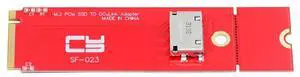 Vszerda PCI-E 3.0 PCI-Express 4.0 NVME M.2 M-Key to Oculink SFF-8612 SFF-8611 Host Adapter for PCIe U.2 eGPU SSD 2260 2280