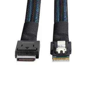 Vszerda PCIe PCI-Express SFF-8611 4i OcuLink to SFF-8654 Slimline SSD Data Active Cable 50cm