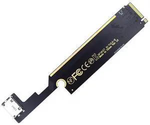 Vszerda Oculink SFF-8612 SFF-8611 to PCI-E 3.0 M.2 M-Key Host Adapter for ThinkBook 16+ External Graphics Card & SSD