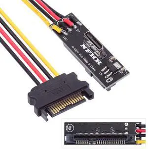 Vszerda Hard Disk Drive Converter SFF-8611 Oculink Female SFF-8612 to NVME SFF-8639 U.2 U.3 PCIe PCI-Express SSD Adapter Card with SATA Power 5V+12V Cable for Mainboard Vszerda Hard Disk Drive Converter SFF-8611 Oculink Female SFF-8612 to NVME SFF-8639 U.2 U.3 PCIe PCI-Express SSD Adapter Card with SATA Power 5V+12V Cable for Mainboard
