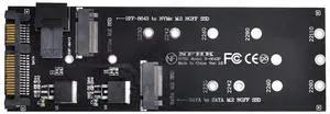 Vszerda SFF-8643 to U2 Kit NGFF M-Key to HD Mini SAS NVME PCIe SSD SATA Adapter for Motherboard