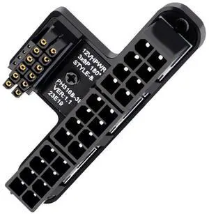 Vszerda ATX3.0 GPU PCI-E 5.0 Connector, 90 Degree Up Angled 12V HPWR Power Modular to Three ATX 8P Adapter for 4080 5090TI 12+4P Graphics Card Vszerda ATX3.0 GPU PCI-E 5.0 Connector, 90 Degree Up Angled 12V HPWR Power Modular to Three ATX 8P Adapter for 4080 5090TI 12+4P Graphics Card