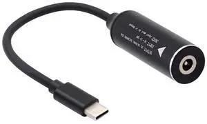 Vszerda USB-C Type-C to DC Jack 4.0x1.3mm Input Power Cable Plug Charge Cord for Laptop Phone PD9V 15V 20V Vszerda USB-C Type-C to DC Jack 4.0x1.3mm Input Power Cable Plug Charge Cord for Laptop Phone PD9V 15V 20V